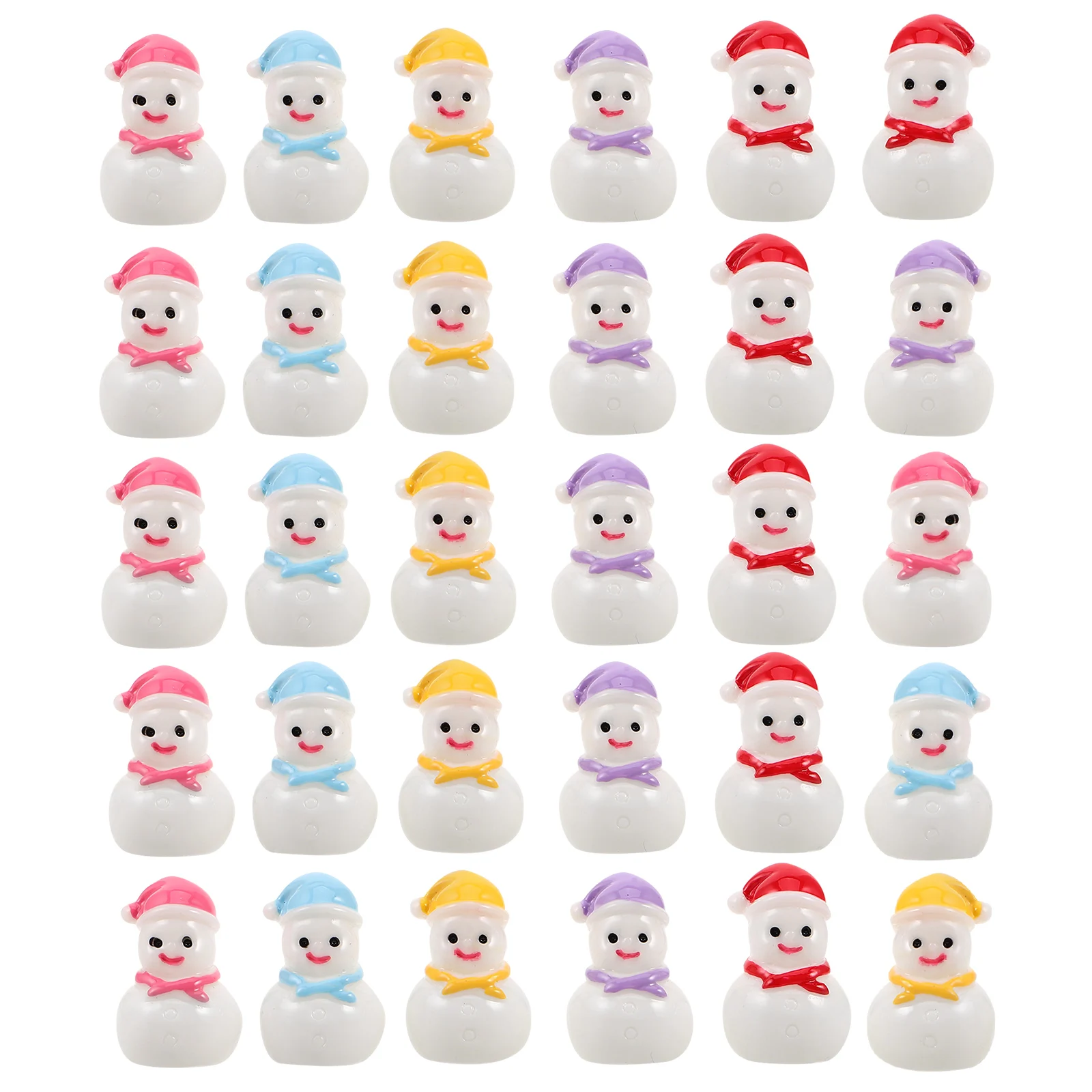 30Pcs Resin Mini Snowman Ornaments Festive Holiday Decor Micro Landscape Accessories for Winter Wonderland Miniatures Cake
30Pcs Resin Mini Snowman Ornaments Festive Holiday Decor Micro Landscape Accessories for Winter Wonderland Miniatures Cake