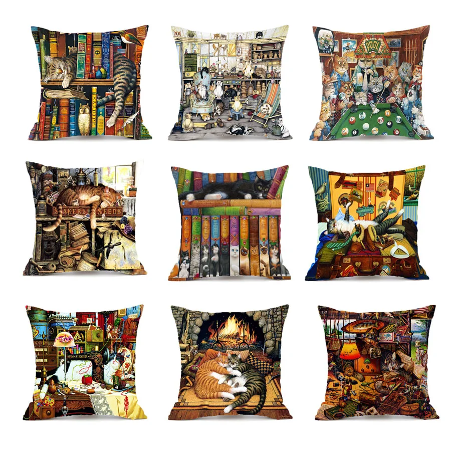Cat Decorative Pillowcase Creative Cat Throw Pillow Case Pillow Cover Pillowcases Cute Cat Pillow Case Cover
Cat Decorative Pillowcase Creative Cat Throw Pillow Case Pillow Cover Pillowcases Cute Cat Pillow Case Cover