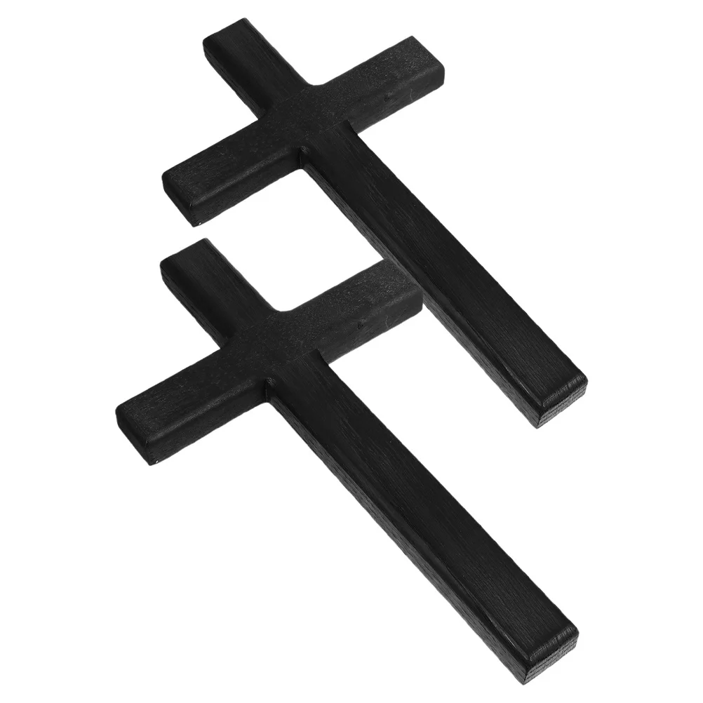 2Pcs Black Wooden Cross Wall Decor Christian Home Decor Jesus Wall Hanging Spiritual Prayer Decoration for Baptism
2Pcs Black Wooden Cross Wall Decor Christian Home Decor Jesus Wall Hanging Spiritual Prayer Decoration for Baptism