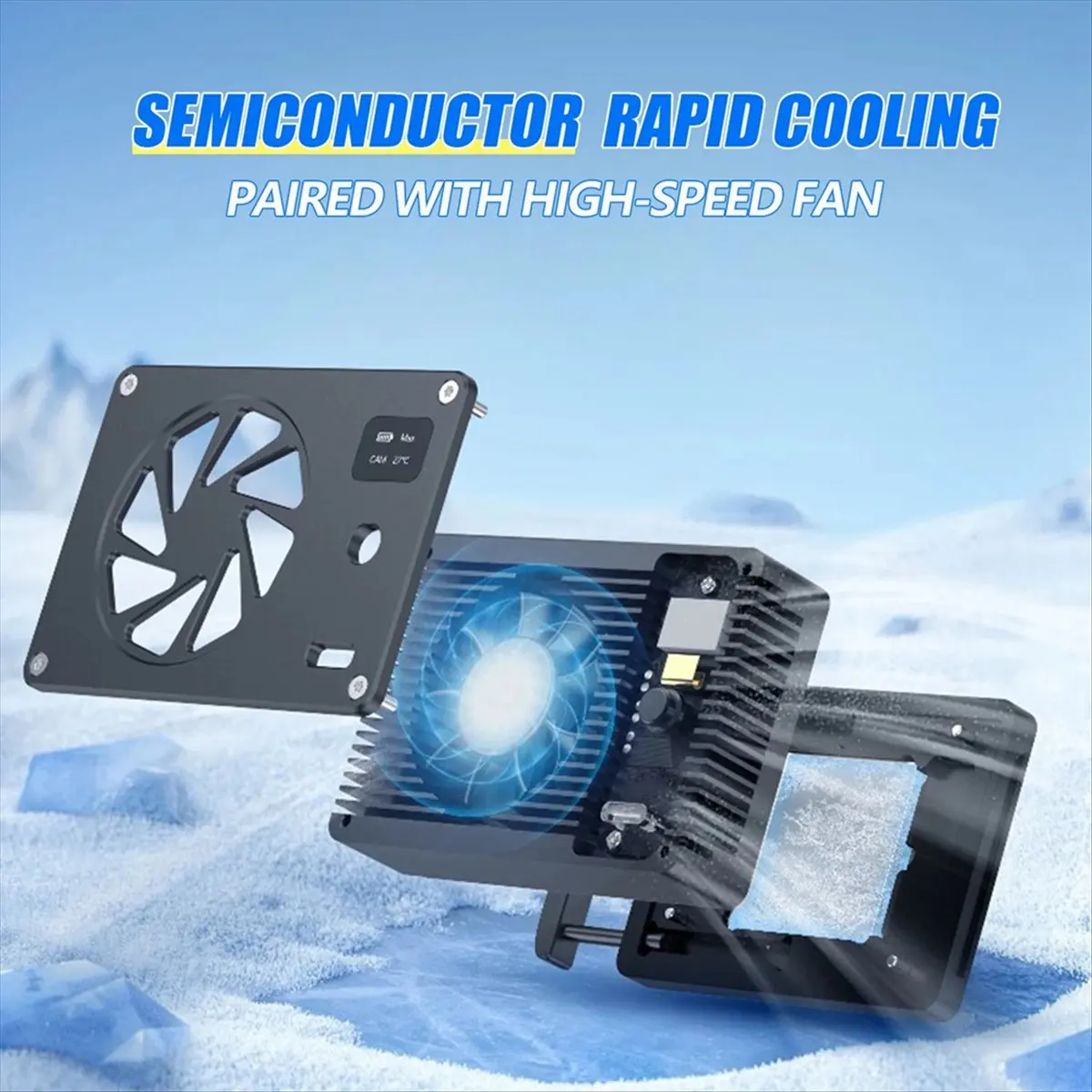 M05K Camera Live Broadcast Radiator Micro-Single SLR Intelligent Semiconductor Cooling Cooling Ultra-Quiet Fan Cooling
M05K Camera Live Broadcast Radiator Micro-Single SLR Intelligent Semiconductor Cooling Cooling Ultra-Quiet Fan Cooling