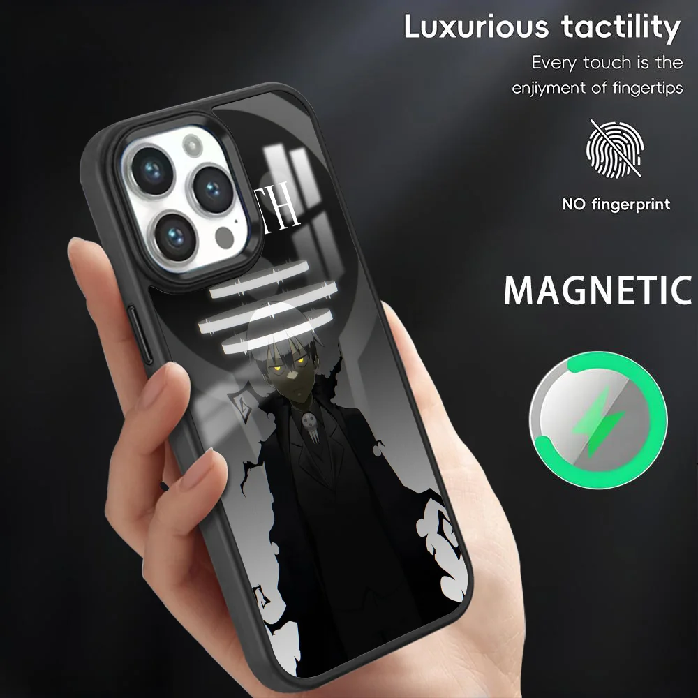 Anime S-Soul Eater Phone Case For iPhone 16 15 14 13 12 11 Pro Max Plus Mini Magnetic Magsafe Wireless Charging Cover Coque
Anime S-Soul Eater Phone Case For iPhone 16 15 14 13 12 11 Pro Max Plus Mini Magnetic Magsafe Wireless Charging Cover Coque
