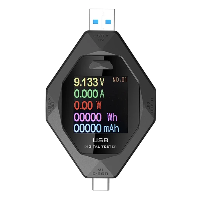 Новый многофункциональный измеритель напряжения и тока типа C и USB 1,44 дюйма, анализатор обнаружения мощности с быстрой зарядкой, инструменты для тестирования-AU74
Новый многофункциональный измеритель напряжения и тока типа C и USB 1,44 дюйма, анализатор обнаружения мощности с быстрой зарядкой, инструменты для тестирования-AU74
