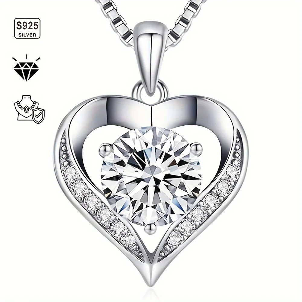 1 шт. S925 Серебряная инкрустированная 2-3CT Муассанит, вечное ожерелье, бриллиант, ювелирные изделия | Подарок для матери | Подарок
1 шт. S925 Серебряная инкрустированная 2-3CT Муассанит, вечное ожерелье, бриллиант, ювелирные изделия | Подарок для матери | Подарок
