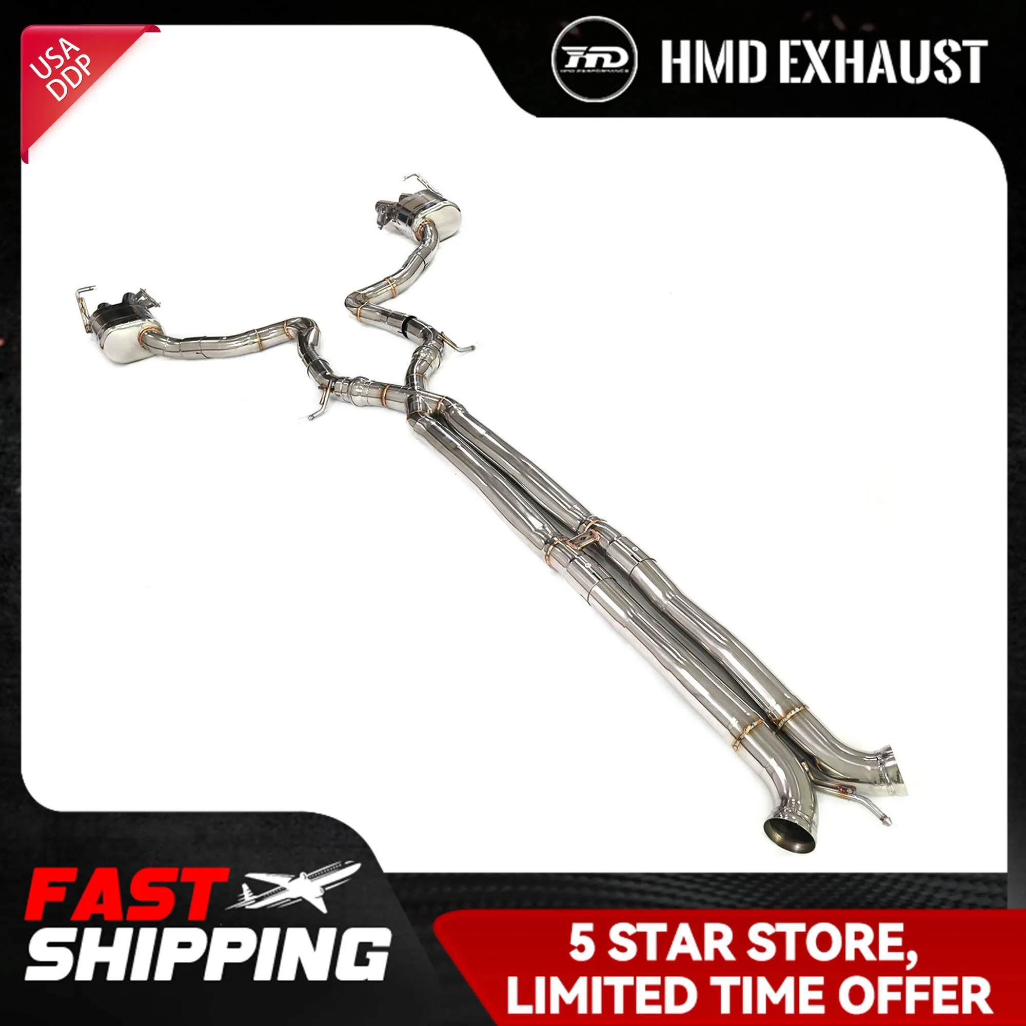 HMD Exhaust Catback для Bentley Continental GT MK3 W12 6.0T SS304 Точная посадка Поддержка настройки OEM клапаны
HMD Exhaust Catback для Bentley Continental GT MK3 W12 6.0T SS304 Точная посадка Поддержка настройки OEM клапаны