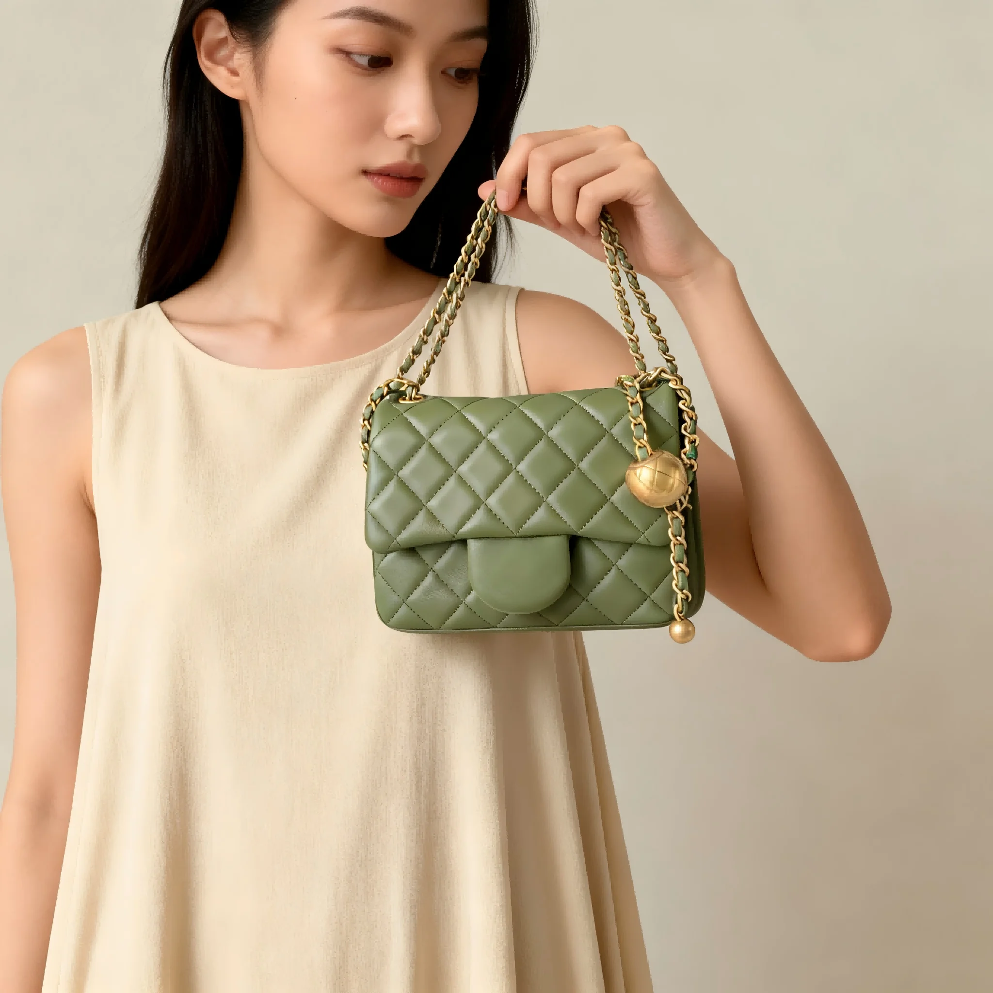 Daily Travel Women Mini Crossbody Bag Genuine Leather Diamond Quilted Metal Chain Designer Bag
Daily Travel Women Mini Crossbody Bag Genuine Leather Diamond Quilted Metal Chain Designer Bag