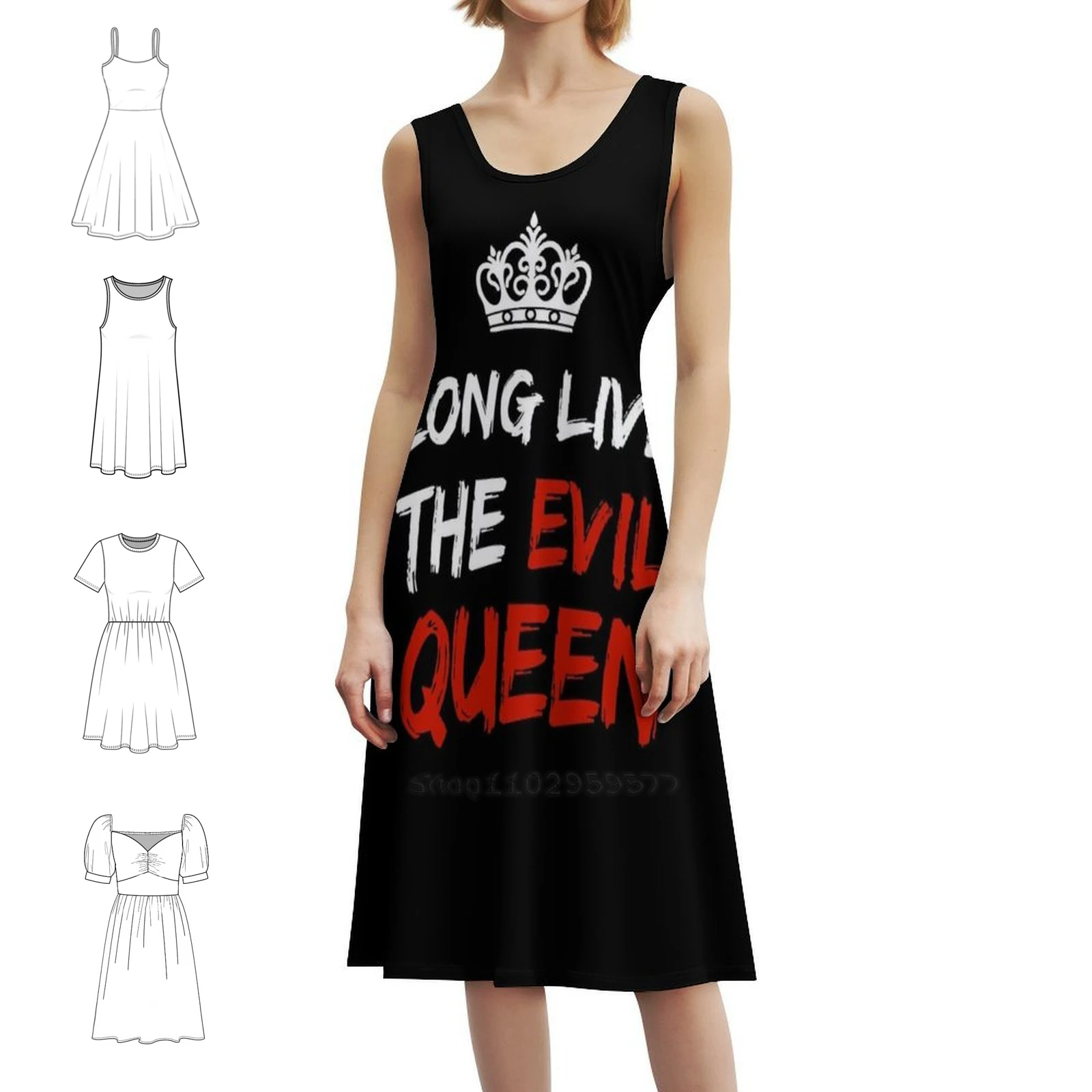 Long Live The Evil Queen Lover Подарки Милое платье с вырезом в форме сердца Элегантное летнее праздничное платье для женщин Long Live The Evil Queen
Long Live The Evil Queen Lover Подарки Милое платье с вырезом в форме сердца Элегантное летнее праздничное платье для женщин Long Live The Evil Queen