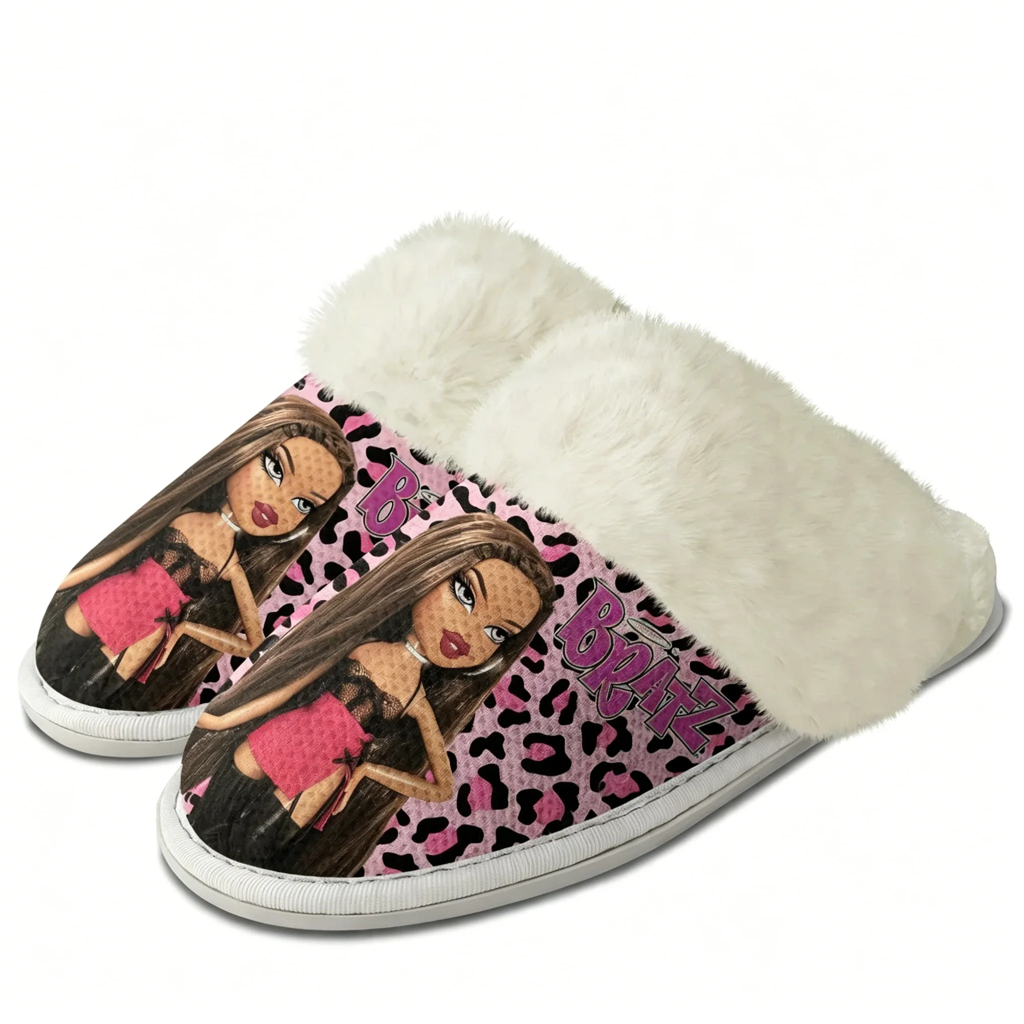 Bratz Plush Slippers Anime Mens Womens Teenager Y2k Cotton Shoes Home Bedroom Keep Warm Slipper Thermal Lightweight Custom Shoes
Bratz Plush Slippers Anime Mens Womens Teenager Y2k Cotton Shoes Home Bedroom Keep Warm Slipper Thermal Lightweight Custom Shoes