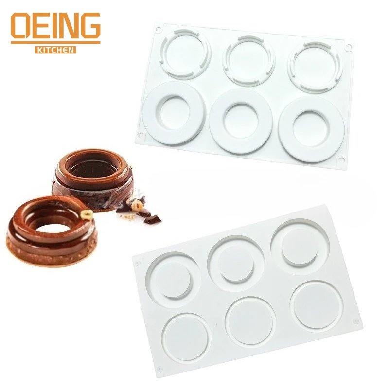 Ring Cake Silicone New Mold DIY French Dessert Mousse Chocolate Donut Creative Shape Pastry Decoration Baking Tools Accessories
Ring Cake Silicone New Mold DIY French Dessert Mousse Chocolate Donut Creative Shape Pastry Decoration Baking Tools Accessories