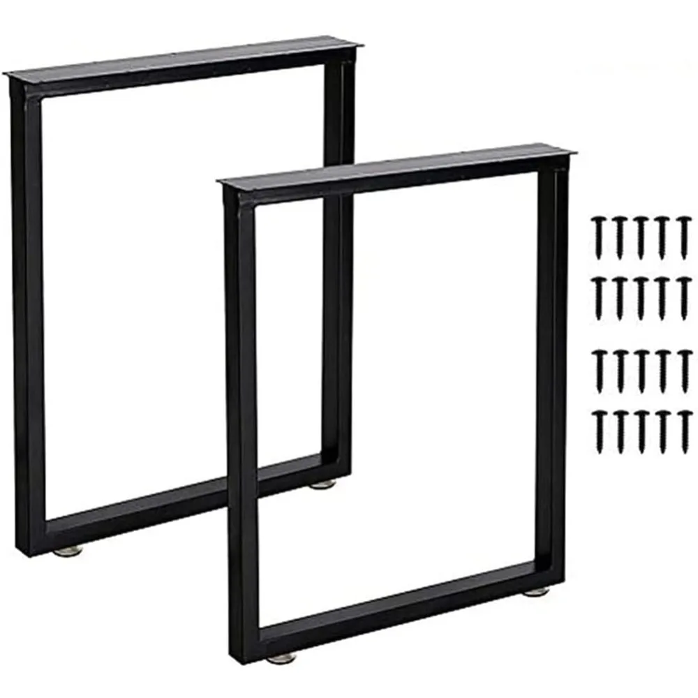 Metal Table Legs 28 Inch Heavy Duty Metal Desk Legs Set of 2 28” Height 24” Wide Industrial Black Table Legs,Modern Furniture Le
Metal Table Legs 28 Inch Heavy Duty Metal Desk Legs Set of 2 28” Height 24” Wide Industrial Black Table Legs,Modern Furniture Le