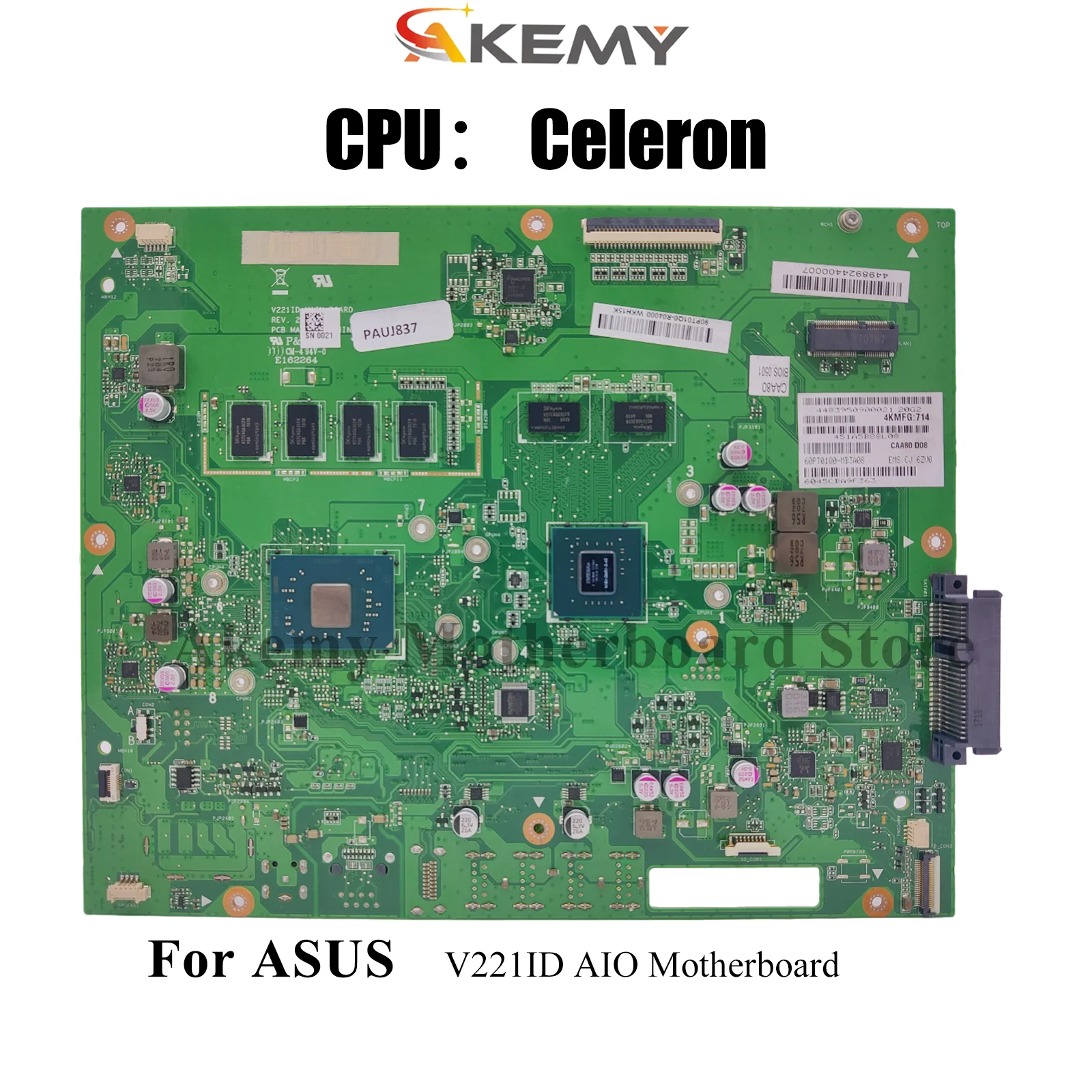 V221ID Motherboard For ASUS Vivo AiO V221IC V221ID V221I Mainboard With Celeron CPU 100% tests OK fast shipping High quality
V221ID Motherboard For ASUS Vivo AiO V221IC V221ID V221I Mainboard With Celeron CPU 100% tests OK fast shipping High quality