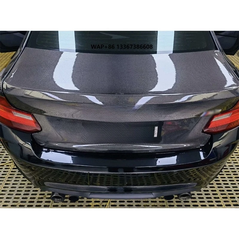 M2C F87 M2 F22 M235i 2015 CSL Style Carbon Fiber Rear Trunk Lid Cover Bodykit
M2C F87 M2 F22 M235i 2015 CSL Style Carbon Fiber Rear Trunk Lid Cover Bodykit