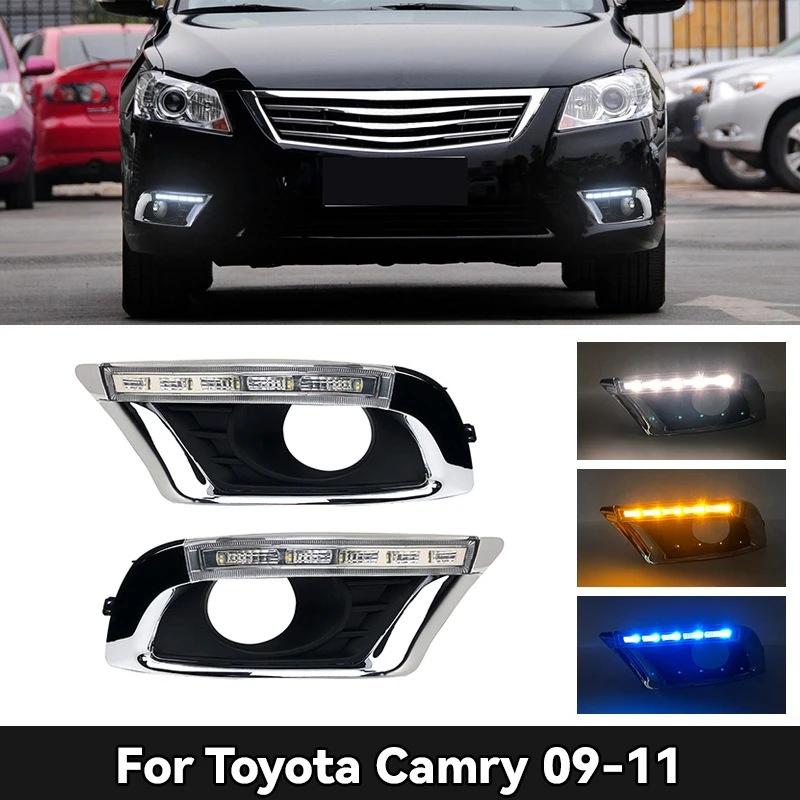 1Pair For Toyota Camry 2009 2010 2011 Front LED Daytime Light Running Light Fog Lamp Cover Day Light DRL
1Pair For Toyota Camry 2009 2010 2011 Front LED Daytime Light Running Light Fog Lamp Cover Day Light DRL
