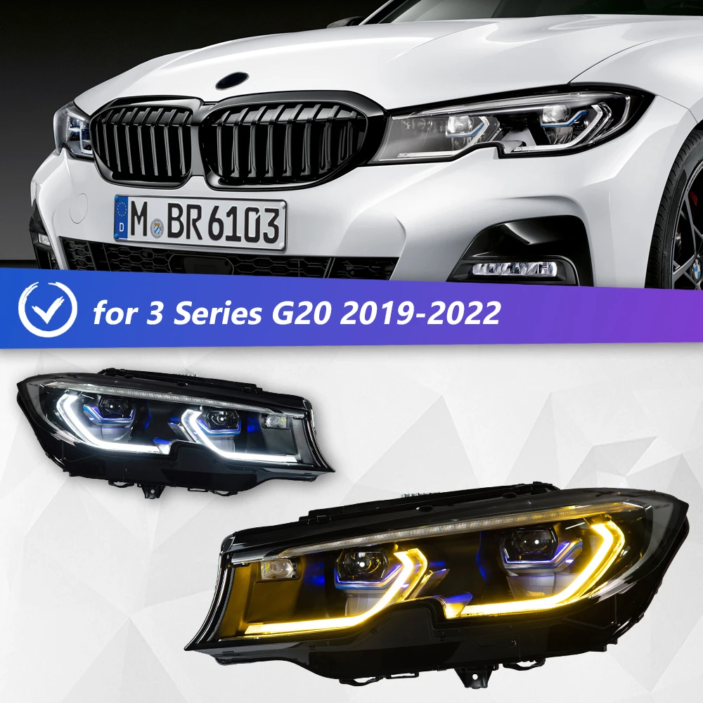 Автомобильные фары для BMW G20 2019-2022, светодиодные фары DRL, желто-белые, трансформационные светодиодные проекторы, автомобильные аксессуары
Автомобильные фары для BMW G20 2019-2022, светодиодные фары DRL, желто-белые, трансформационные светодиодные проекторы, автомобильные аксессуары