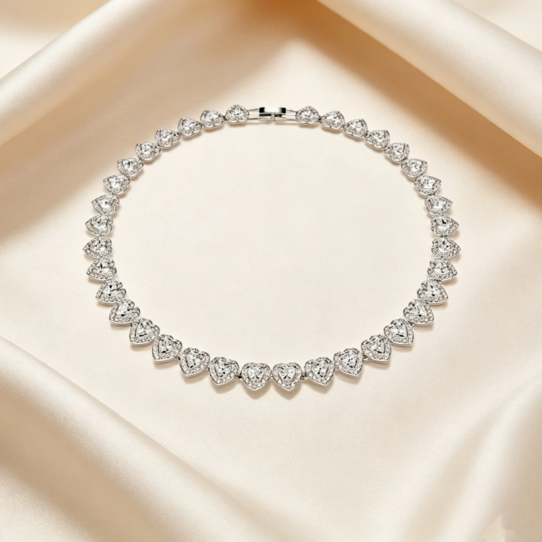 High-quality classic heart necklace, bracelet, and earring set, S925 silver, gift, party, festival, couple, anniversary
High-quality classic heart necklace, bracelet, and earring set, S925 silver, gift, party, festival, couple, anniversary