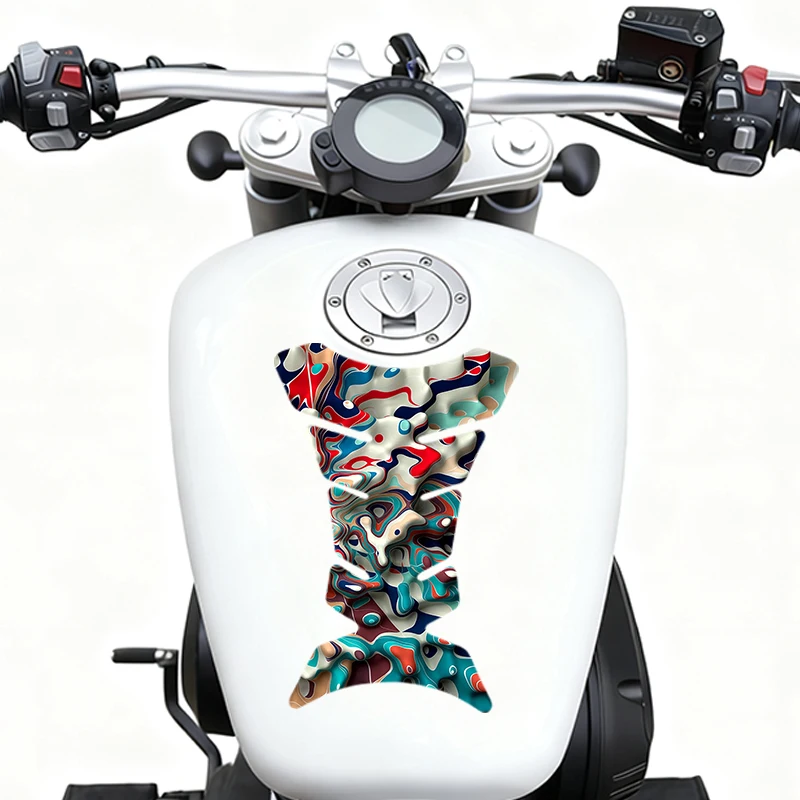 2 штуки в комплекте, наклейка на топливный бак мотоцикла, с цветными узорами, защитная пленка от царапин, виниловая наклейка для защиты.
2 штуки в комплекте, наклейка на топливный бак мотоцикла, с цветными узорами, защитная пленка от царапин, виниловая наклейка для защиты.