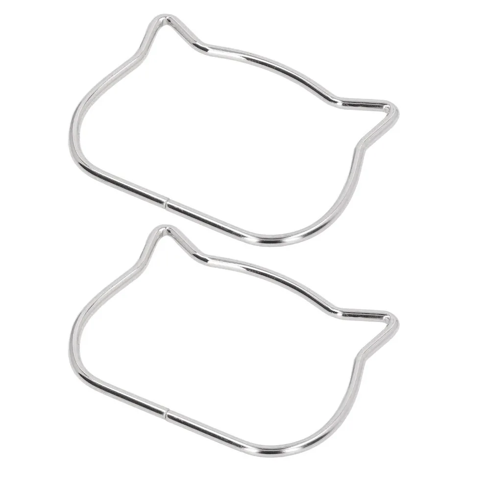 2PCS Luggage Accessories Metal Purse Handle Gold Silver Handbag Handle Cat Head Purse Frame DIY Handbag
2PCS Luggage Accessories Metal Purse Handle Gold Silver Handbag Handle Cat Head Purse Frame DIY Handbag