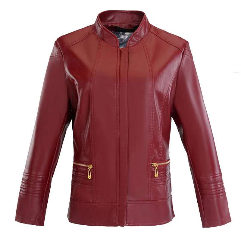 Nice Spring PU Leather Jacket Women Loose Faux Leather Short O-neck Zipper Coats Fashion Streetwear Moto Biker Leather Jacket
Nice Spring PU Leather Jacket Women Loose Faux Leather Short O-neck Zipper Coats Fashion Streetwear Moto Biker Leather Jacket