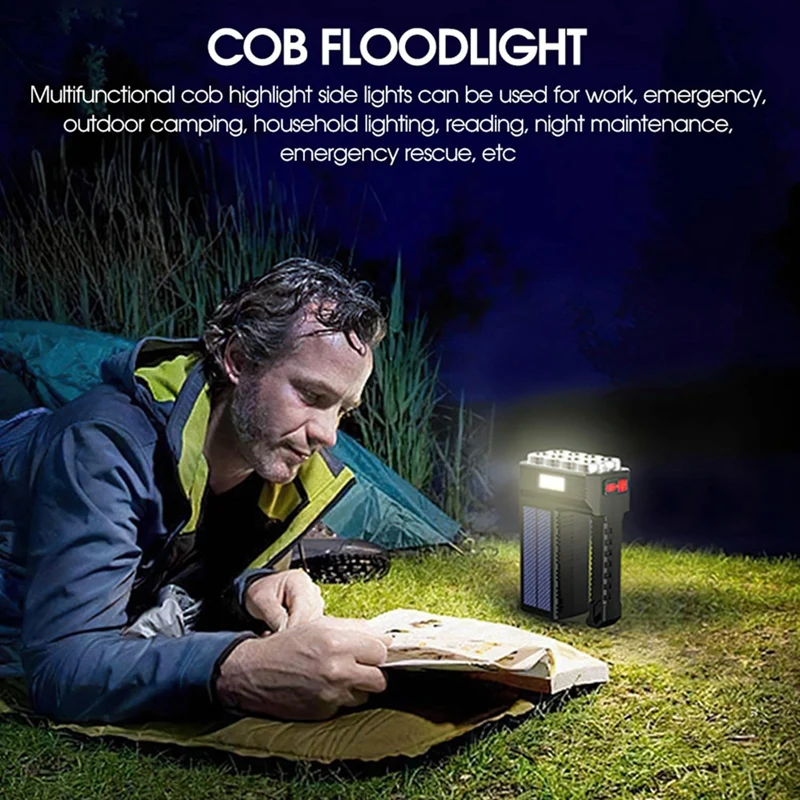 2Pcs Flashlight Rechargeable Flashlights,High Lumens Super Bright 8 LED COB Sidelight With 3 Modes,Spotlight Flashlight
2Pcs Flashlight Rechargeable Flashlights,High Lumens Super Bright 8 LED COB Sidelight With 3 Modes,Spotlight Flashlight