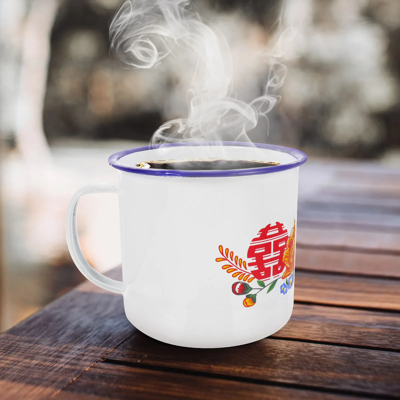 2 Pcs Enamel Mug Vintage Tea Cup Rustproof Household Retro Coffee Mug Anti Handle Travel Indoors Chinese Style Mini
2 Pcs Enamel Mug Vintage Tea Cup Rustproof Household Retro Coffee Mug Anti Handle Travel Indoors Chinese Style Mini