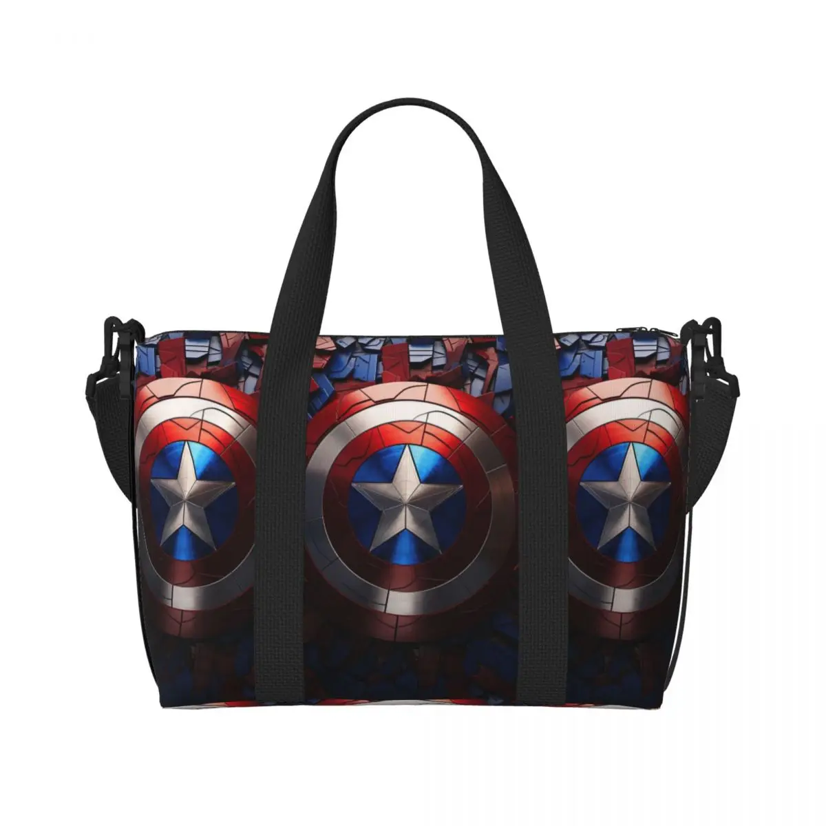 Custom Wallpaper Tote Bag Women Large Capacity Captain America Beach Gym Shoulder Travel Bag
Custom Wallpaper Tote Bag Women Large Capacity Captain America Beach Gym Shoulder Travel Bag