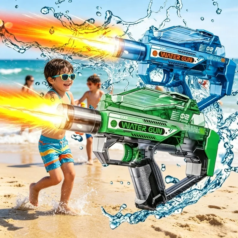 LED Simulated Firing Electric Water Guns Children Powerful Automatic Water Blasters Summer Outdoor Shooting Games Toys for Kids
LED Simulated Firing Electric Water Guns Children Powerful Automatic Water Blasters Summer Outdoor Shooting Games Toys for Kids