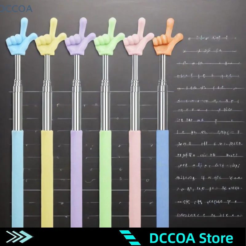 1Pcs 68cm Finger Design Teaching Stick Durable Stainless Steel Teaching Pointer Telescopic Rod Classroom Finger Teachers
1Pcs 68cm Finger Design Teaching Stick Durable Stainless Steel Teaching Pointer Telescopic Rod Classroom Finger Teachers