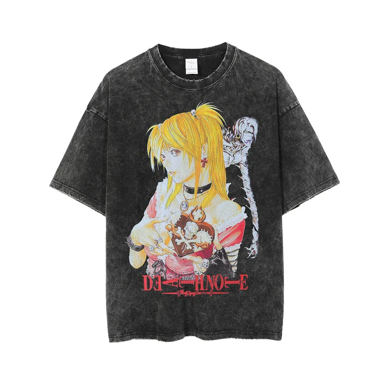 High Street Tide Brand Cartoon Anime Print Retro Short Sleeve T-Shirt Men's 100% Cotton T-Shirt Hip Hop Ladies Top
High Street Tide Brand Cartoon Anime Print Retro Short Sleeve T-Shirt Men's 100% Cotton T-Shirt Hip Hop Ladies Top