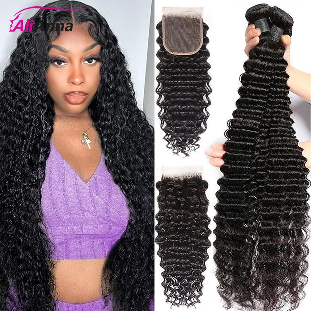 Deep Wave Human Hair Bundles And Weaves 22 24 26 Inch Burmese Curly Hair Bundles With Closure Human Hair 100% Raw Hair Bundles Deals And 4x4 Lace Closure Transparent HD Swiss Lace Preplucked With Baby Hair Brazilian Hair Extensions For Women Fast Shipping
Deep Wave Human Hair Bundles And Weaves 22 24 26 Inch Burmese Curly Hair Bundles With Closure Human Hair 100% Raw Hair Bundles Deals And 4x4 Lace Closure Transparent HD Swiss Lace Preplucked With Baby Hair Brazilian Hair Extensions For Women Fast Shipping