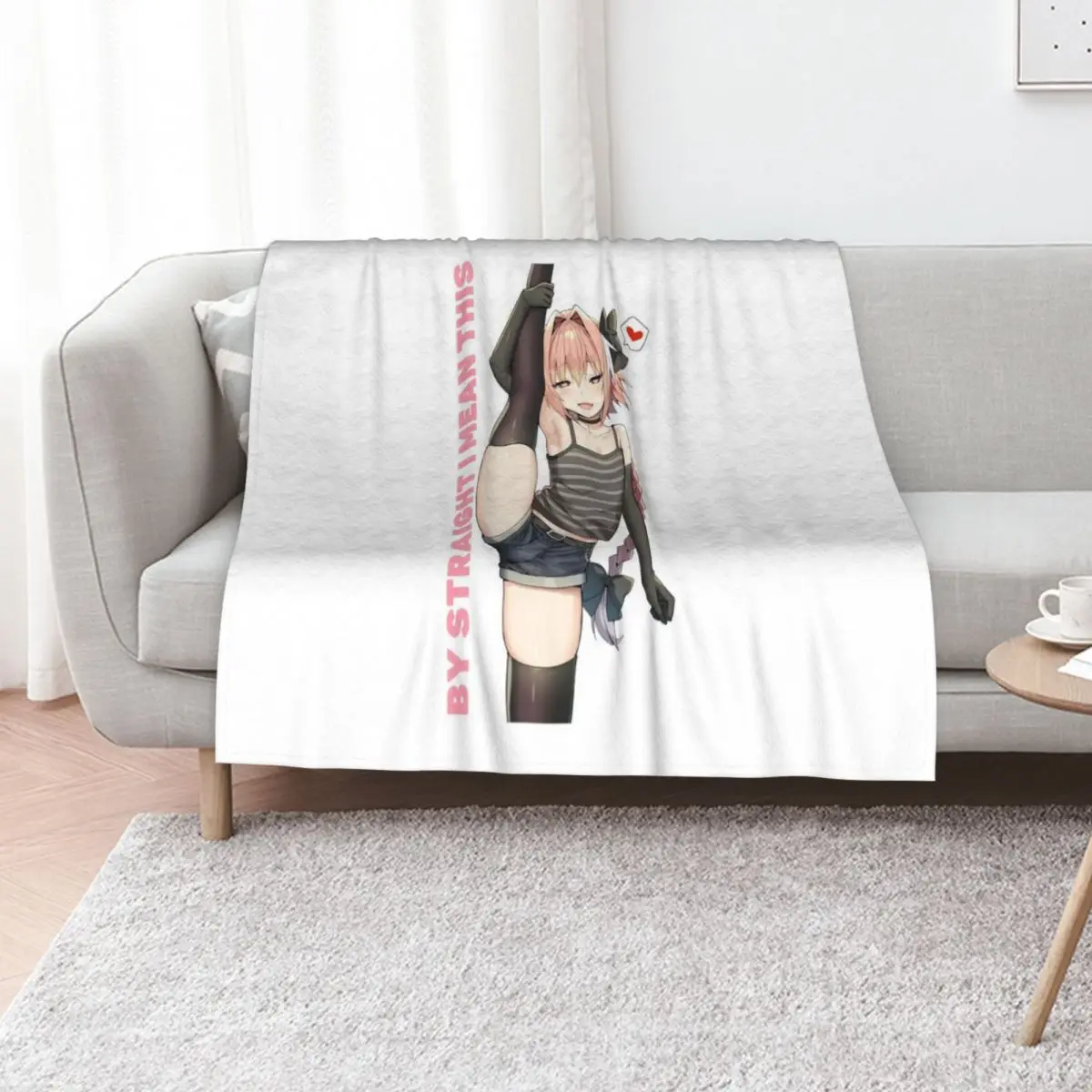 Astolfo Leg Stretch Straight Boi Femboy Trap Sissy Throw Blanket Soft Breathable Blanket for Night Sleeping
Astolfo Leg Stretch Straight Boi Femboy Trap Sissy Throw Blanket Soft Breathable Blanket for Night Sleeping
