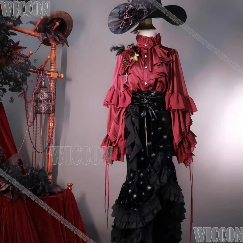 Court Style Dark Gothic Princess Blouse Batwing Loose Long Sleeve Shirt Satin Stand Collar Christmas Ouji Suit Navidad Carnaval
Court Style Dark Gothic Princess Blouse Batwing Loose Long Sleeve Shirt Satin Stand Collar Christmas Ouji Suit Navidad Carnaval