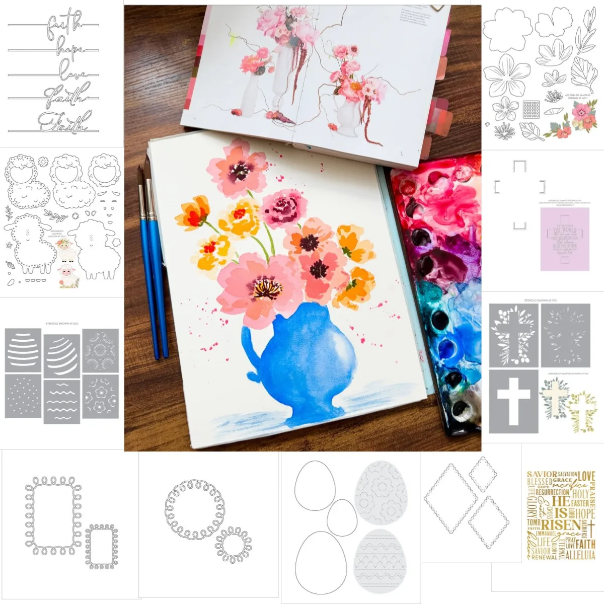 2025 New Flower Lamb Egg Rectangles Metal Cutting Dies Hot Foil Stencil DIY Gift Card Making Scrapbooking Paper Craft Decoration
2025 New Flower Lamb Egg Rectangles Metal Cutting Dies Hot Foil Stencil DIY Gift Card Making Scrapbooking Paper Craft Decoration