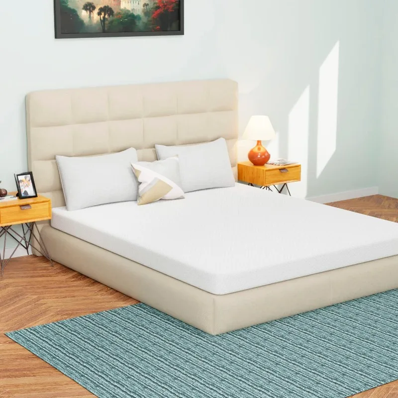 5 Inch Memory Foam Mattress Cooling Gel Green Tea Infused Mattresses, CertiPUR-US, Bed-in-a-Box, Pressure Relieving Queen Size
5 Inch Memory Foam Mattress Cooling Gel Green Tea Infused Mattresses, CertiPUR-US, Bed-in-a-Box, Pressure Relieving Queen Size