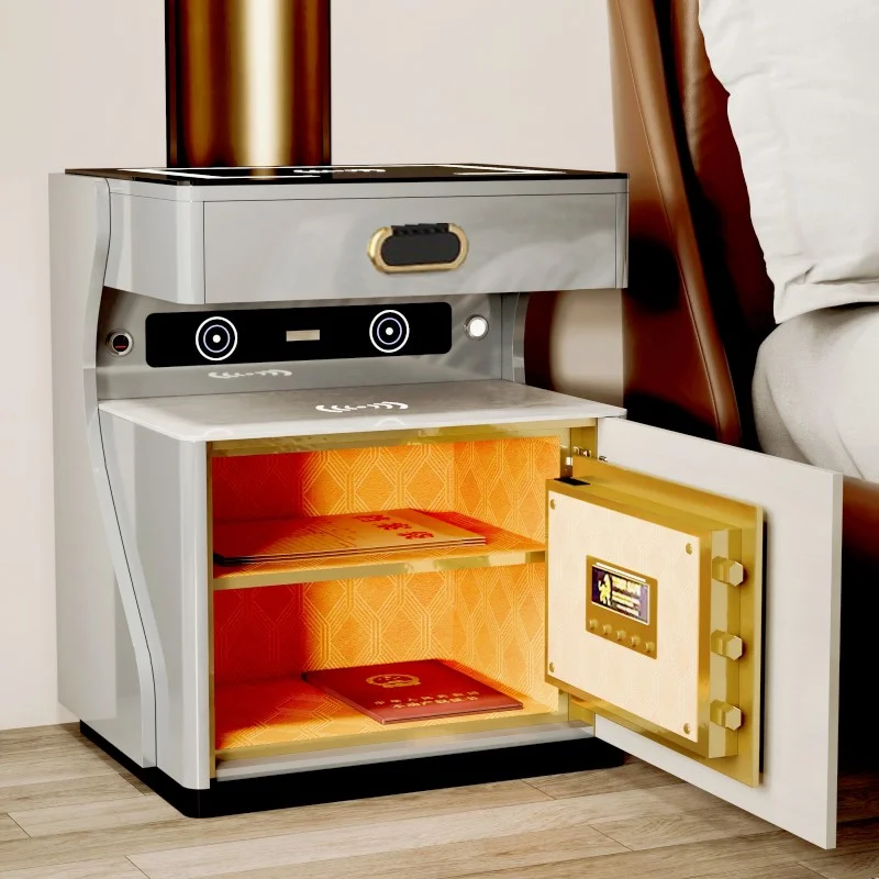 Modern Home Smart Wooden Bedside Cabinet Integrated Multi-Function Wireless Charging Safe Bedroom Storage Living Room Furniture
Modern Home Smart Wooden Bedside Cabinet Integrated Multi-Function Wireless Charging Safe Bedroom Storage Living Room Furniture