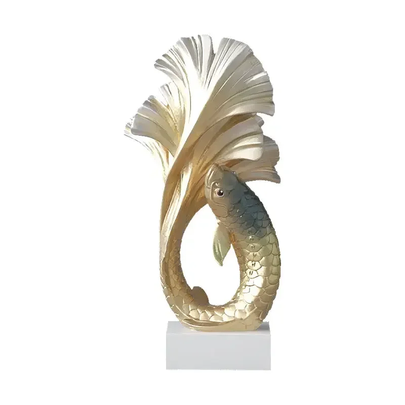 HomeDecor Fighting Fish Sculpture Figure Indoor LivingRoom Wine Rack Table Decoration Accessories Resin Statue Modern Nordic Art
HomeDecor Fighting Fish Sculpture Figure Indoor LivingRoom Wine Rack Table Decoration Accessories Resin Statue Modern Nordic Art