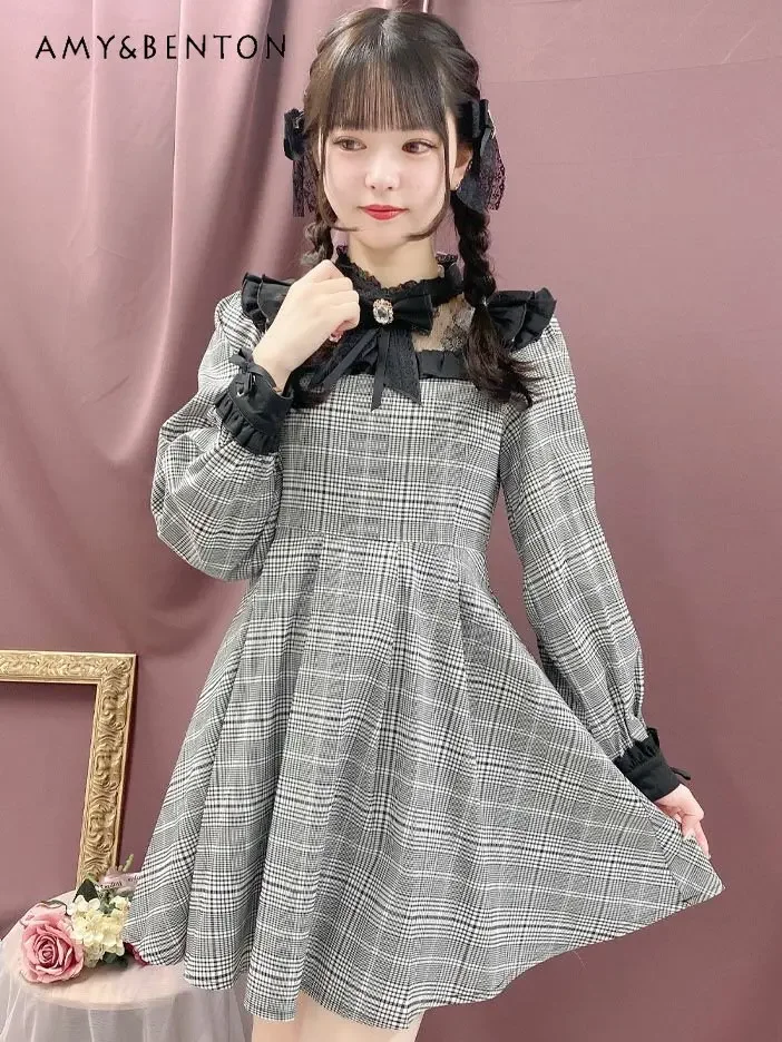 Large Collar Hollow Brooch Dress for Women High Waist A Line Short Dress Female Long Sleeve High Street Dress
Large Collar Hollow Brooch Dress for Women High Waist A Line Short Dress Female Long Sleeve High Street Dress