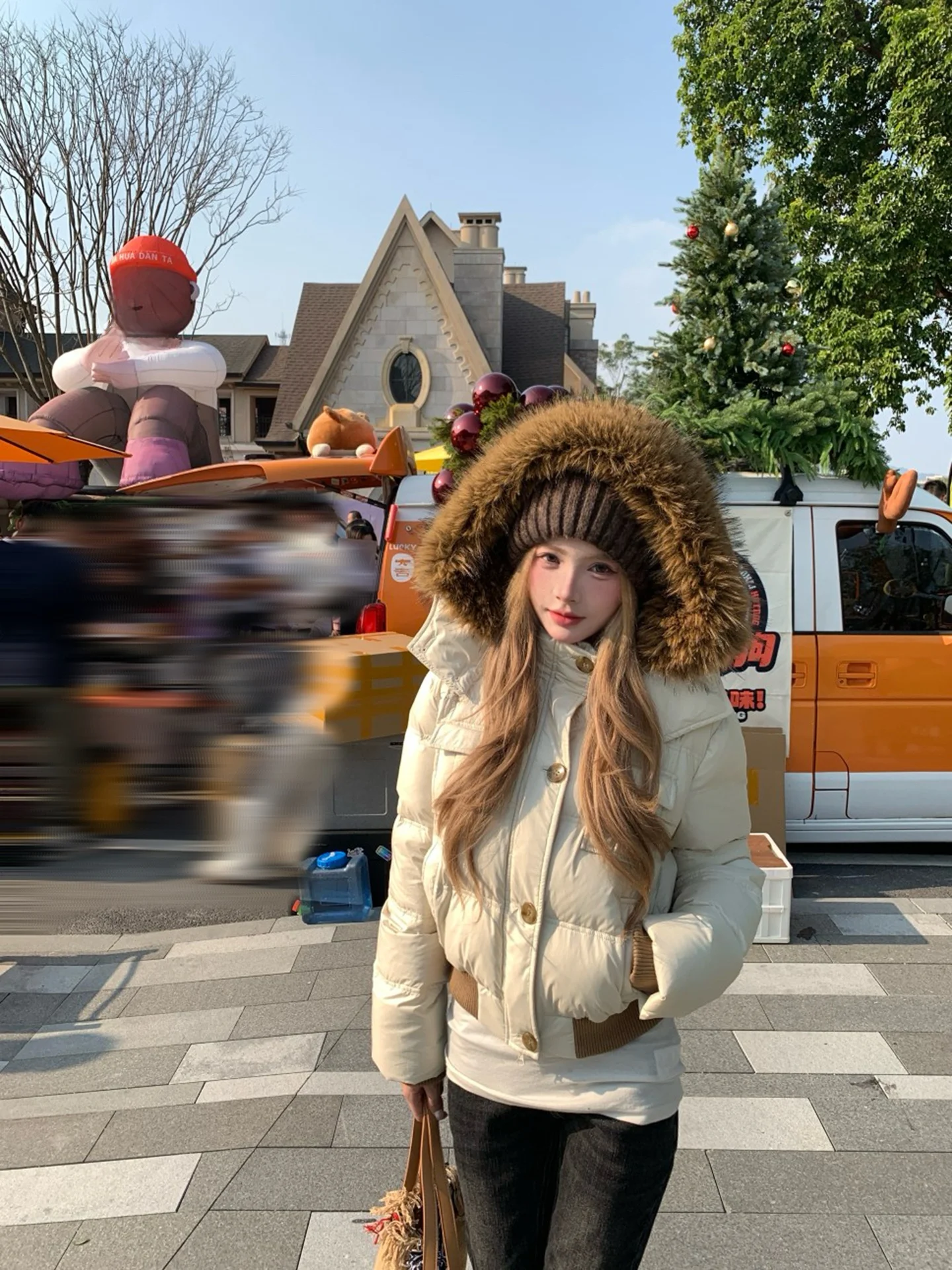 Women's Short Thickened down Jacket Quilted Coat Fur Collar Warm Commute Style Long Sleeve Regular Fit Pure Color Winter Coat
Women's Short Thickened down Jacket Quilted Coat Fur Collar Warm Commute Style Long Sleeve Regular Fit Pure Color Winter Coat