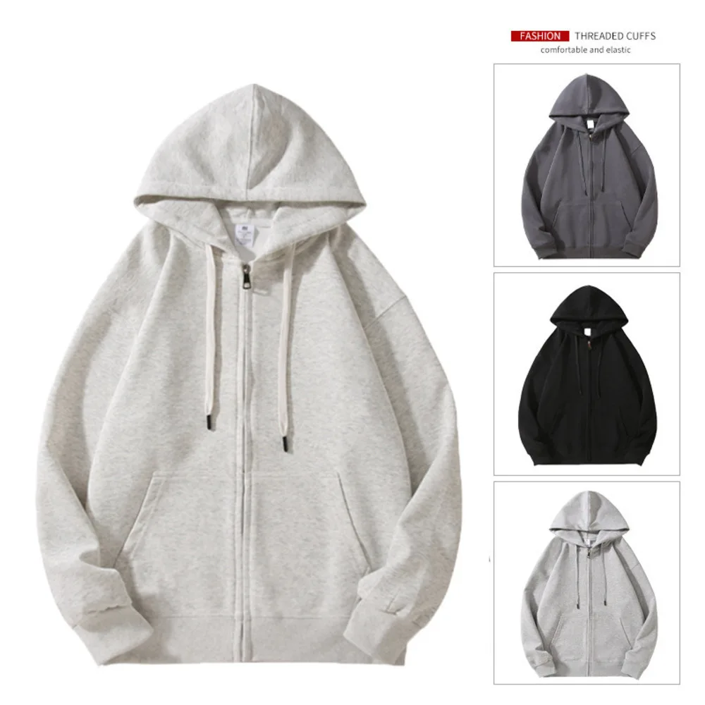 Mens Hooded Sweatshirt Spring Autumn Casual Zip Up Hoodie Loose Fit Unisex Sports Jacket Couple Streetwear Trendy Outerwear
Mens Hooded Sweatshirt Spring Autumn Casual Zip Up Hoodie Loose Fit Unisex Sports Jacket Couple Streetwear Trendy Outerwear