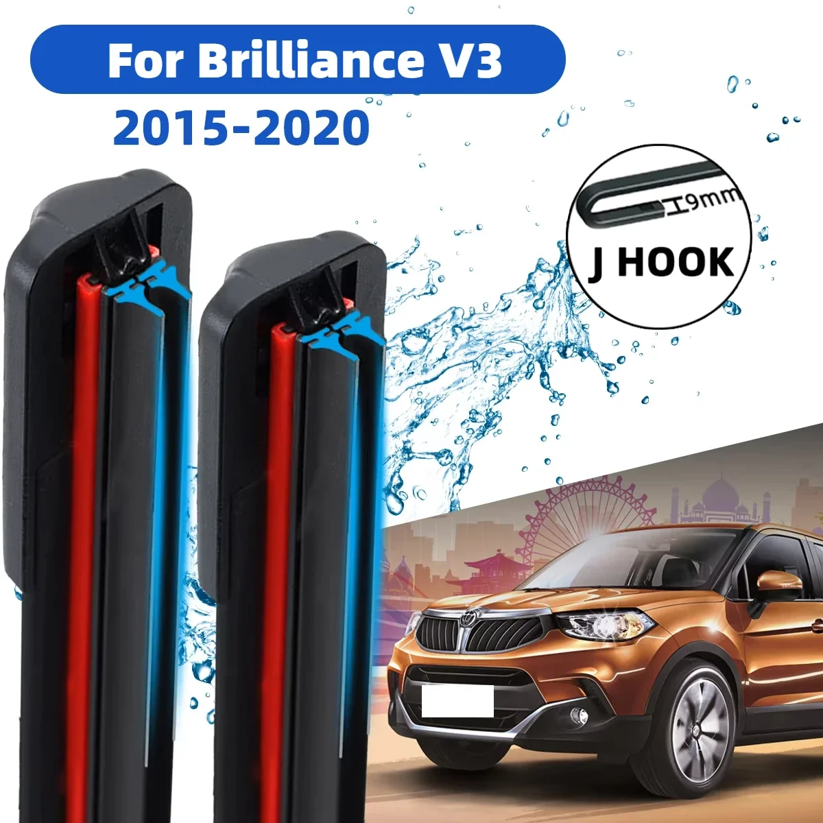 Front Wiper Accessorie New Upgraded Double Rubber Car Wipers for Brilliance V3 2015-2020 Front Wiper Brushes 2020 2019 2018 2017
Front Wiper Accessorie New Upgraded Double Rubber Car Wipers for Brilliance V3 2015-2020 Front Wiper Brushes 2020 2019 2018 2017