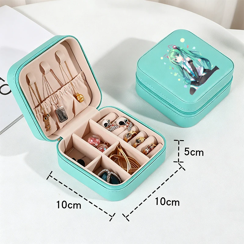 Hatsunes Miku Mini Jewelry Storage Box Girl Cartoon Display Box Woman Earrings Holder Case Female Portable Cute Jewelry Box Gift
Hatsunes Miku Mini Jewelry Storage Box Girl Cartoon Display Box Woman Earrings Holder Case Female Portable Cute Jewelry Box Gift