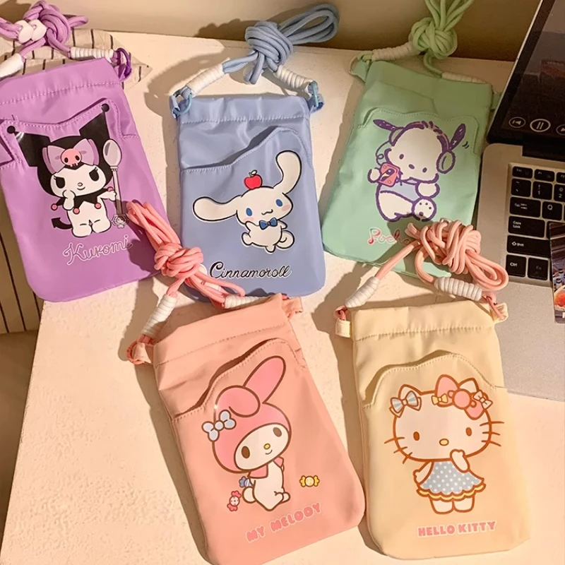 sanrio mobile phone bag for women crossbody kuromi cinnamoroll cute mini change hello kitty my melody storage bag portable
sanrio mobile phone bag for women crossbody kuromi cinnamoroll cute mini change hello kitty my melody storage bag portable