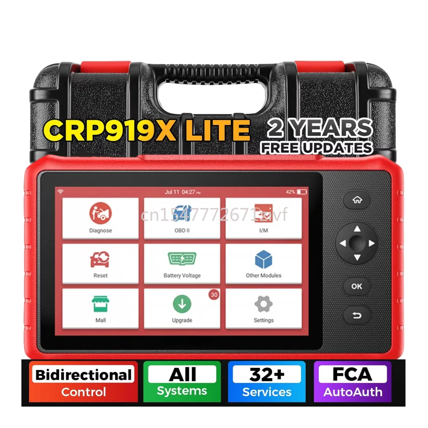 2025 Launch X431 Lite Bidirectional Diagnostic Scanner Tool with 2 Years of Free Updates and Upgrades
2025 Launch X431 Lite Bidirectional Diagnostic Scanner Tool with 2 Years of Free Updates and Upgrades
