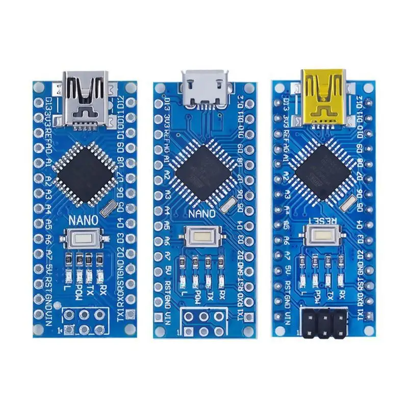 Mini / Type-C / Micro USB Nano 3.0 With The Bootloader Compatible Nano Controller For CH340 USB Driver 16Mhz ATMEGA328P
Mini / Type-C / Micro USB Nano 3.0 With The Bootloader Compatible Nano Controller For CH340 USB Driver 16Mhz ATMEGA328P