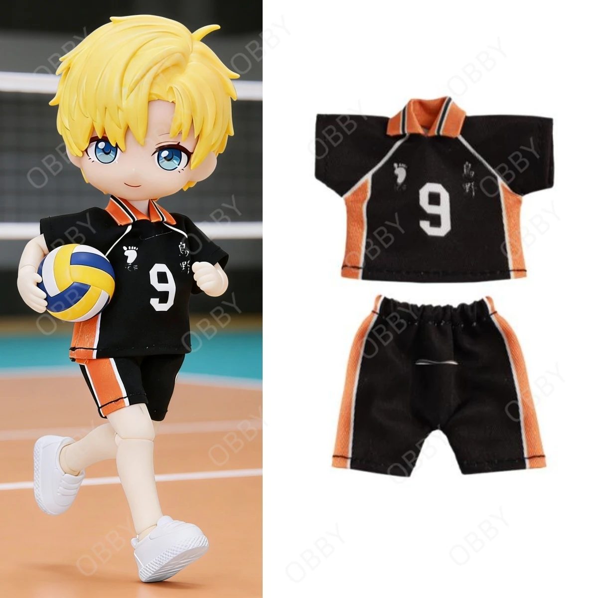 For Obitsu 11 Doll Haikyuu Volleyball Boy Team Uniform OB11 Gsc 1/12 Asi 2.0 Body BJD Doll Cloth Doll Outfit Clothes
For Obitsu 11 Doll Haikyuu Volleyball Boy Team Uniform OB11 Gsc 1/12 Asi 2.0 Body BJD Doll Cloth Doll Outfit Clothes