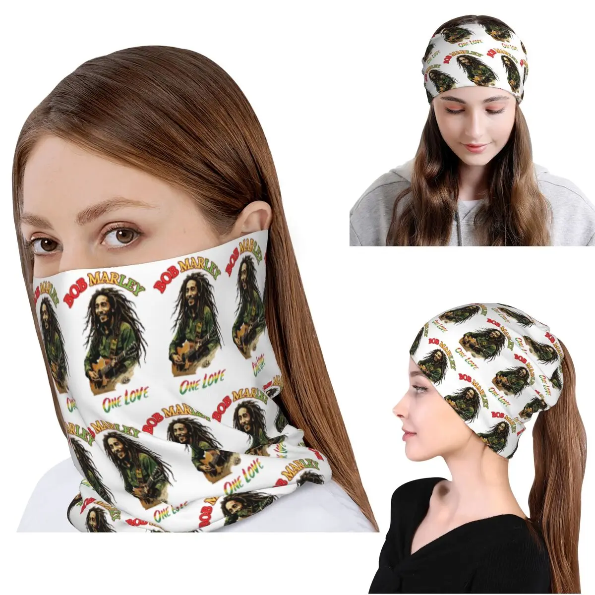 Bob Marley Reggae Bandana Neck Cover Wrap Scarf Multi-use Headwear Beanies Hat for Men Women Adult Breathable
Bob Marley Reggae Bandana Neck Cover Wrap Scarf Multi-use Headwear Beanies Hat for Men Women Adult Breathable
