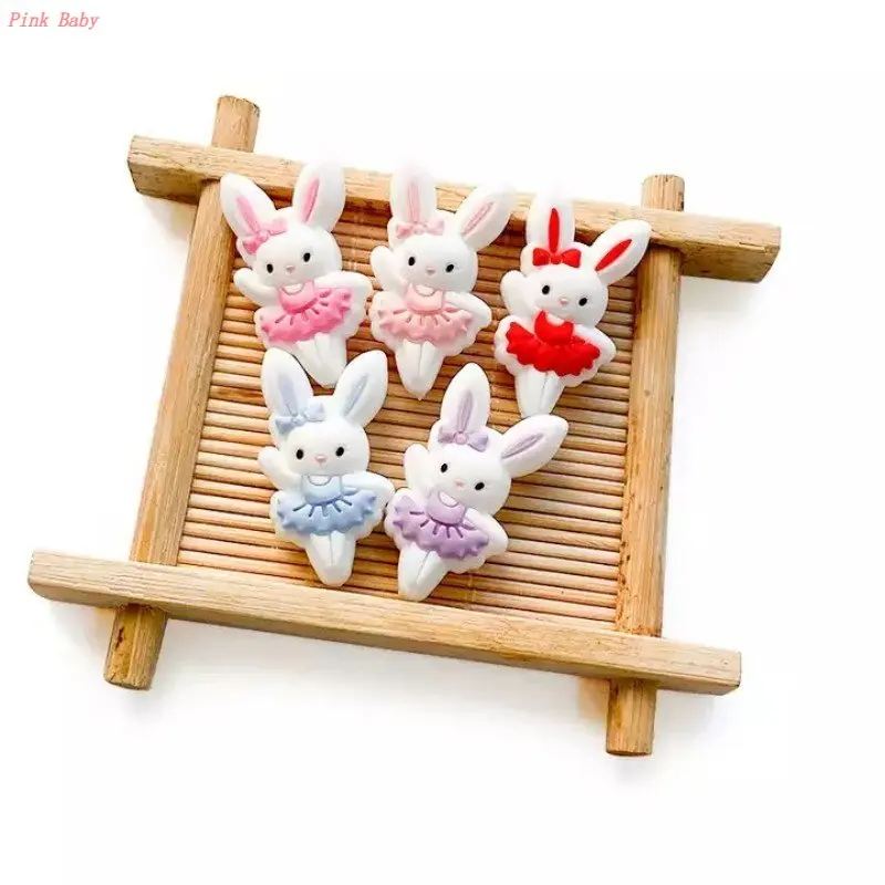 10Pcs Cartoon Silicone Beads BPA Free Ballet Rabbit Silicone Teething Beads For Jewelry Making DIY Pacifier Chain Accessories
10Pcs Cartoon Silicone Beads BPA Free Ballet Rabbit Silicone Teething Beads For Jewelry Making DIY Pacifier Chain Accessories