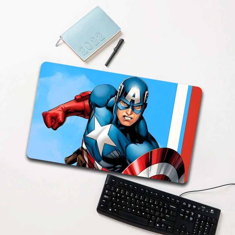 Marvel Captain America Blue Background Mouse Pad Large Non-slip Waterproof Desk Mat for Computer Laptop
Marvel Captain America Blue Background Mouse Pad Large Non-slip Waterproof Desk Mat for Computer Laptop