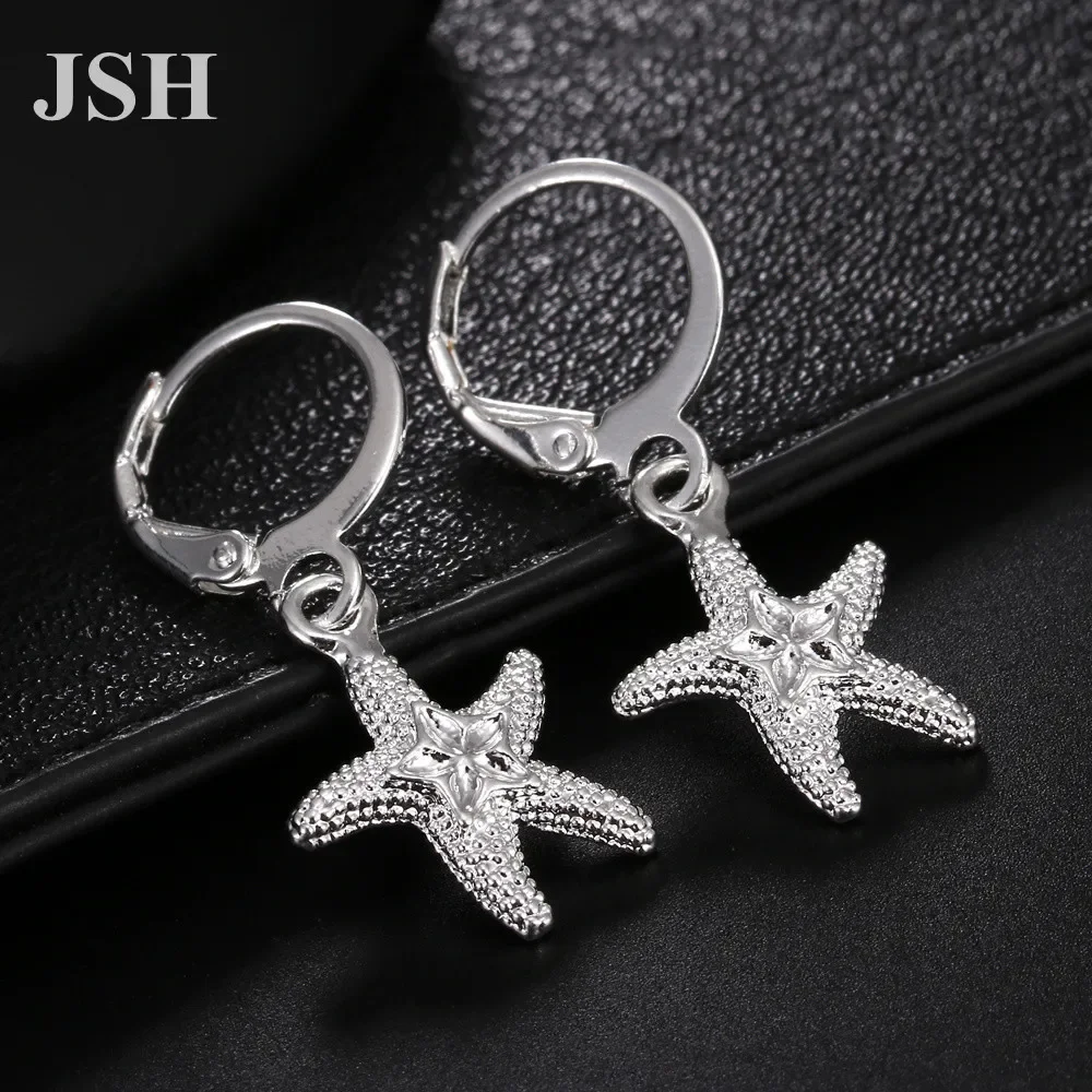 Wholesale 925 Sterling Silver Earrings Starfish Wedding Party Hook Bohemia Earrings Lady Fashion Classic Charm Jewelry Gift
Wholesale 925 Sterling Silver Earrings Starfish Wedding Party Hook Bohemia Earrings Lady Fashion Classic Charm Jewelry Gift