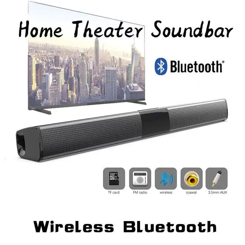 Soundbar Home Theater Sound System Bluetooth Speakers Computer Speakers Wireless Remote Control RCA TV Speakers Soundbar
Soundbar Home Theater Sound System Bluetooth Speakers Computer Speakers Wireless Remote Control RCA TV Speakers Soundbar