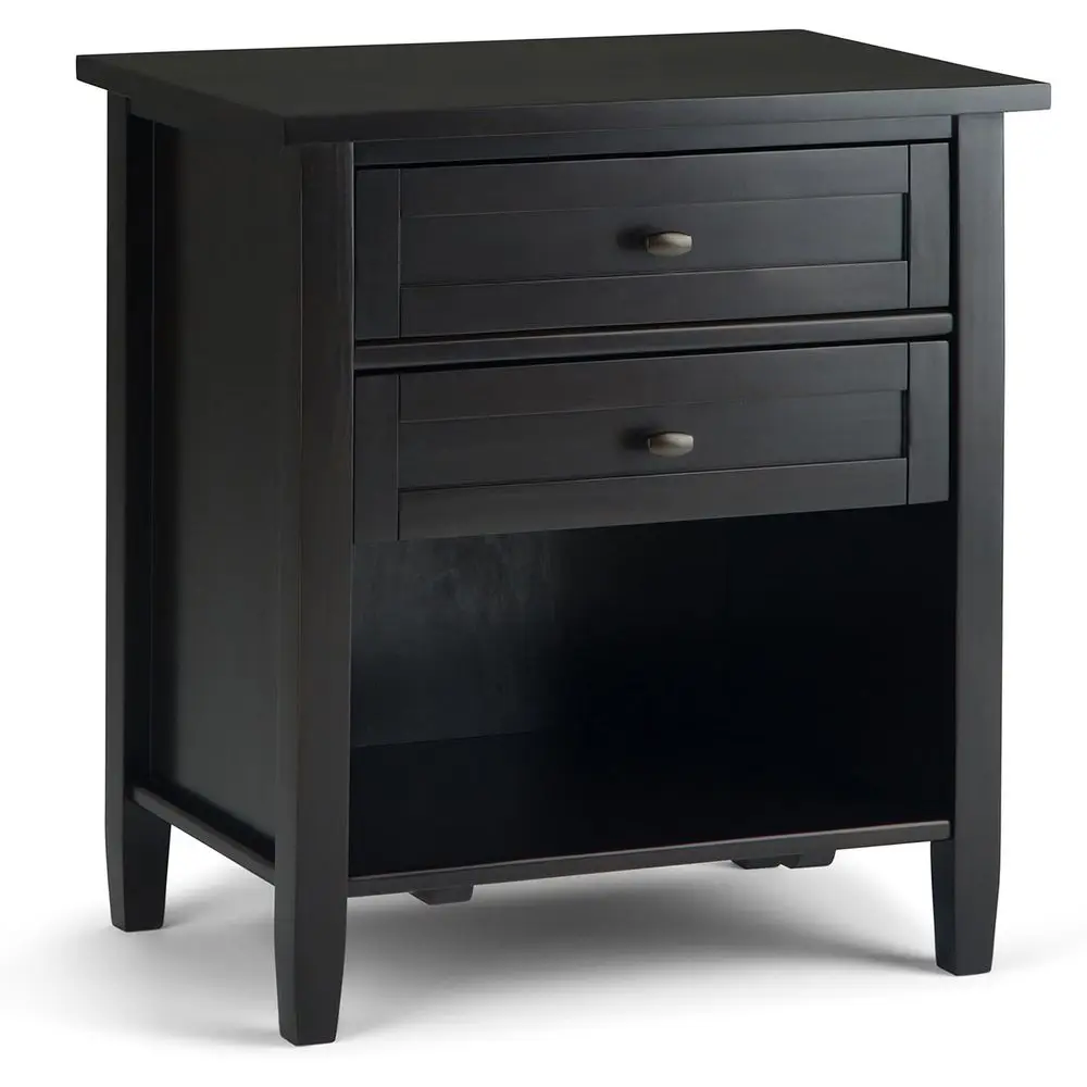 Warm Shaker Bede Table - 24 inch Wide Solid Wood Nightstand in Hickory Brown, Transitional Bedroom Side or End Table with 2 Ders
Warm Shaker Bede Table - 24 inch Wide Solid Wood Nightstand in Hickory Brown, Transitional Bedroom Side or End Table with 2 Ders