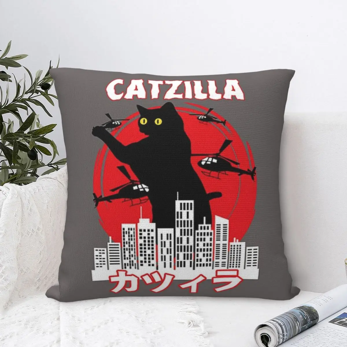 Vintage Catzilla Sunset Cats Lover Square Pillowcase Polyester Pillow Cover Cushion Decor Comfort Throw Pillow For Home Car
Vintage Catzilla Sunset Cats Lover Square Pillowcase Polyester Pillow Cover Cushion Decor Comfort Throw Pillow For Home Car